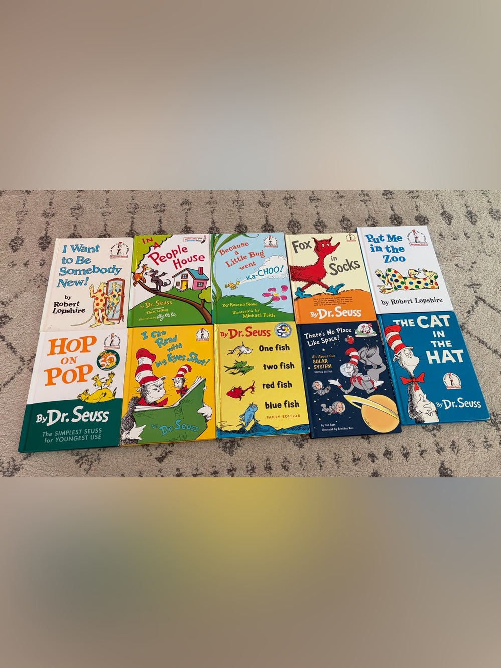 Lot of 10 Dr Seuss Books